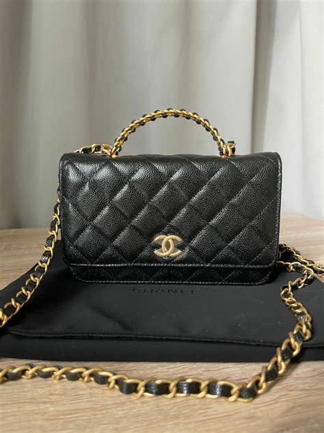 chanel top handle woc|chanel woc wallet.